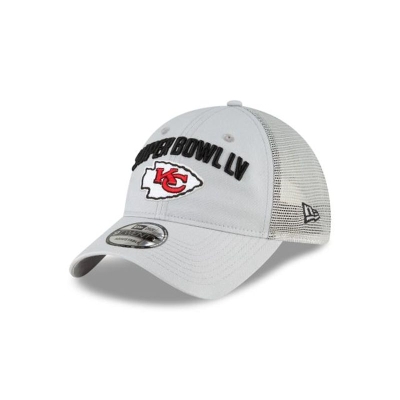 Kansas City Chiefs Gorra | New Era NFL Super Bowl Lv 9twenty Adjustable Cap Mexico - Grises